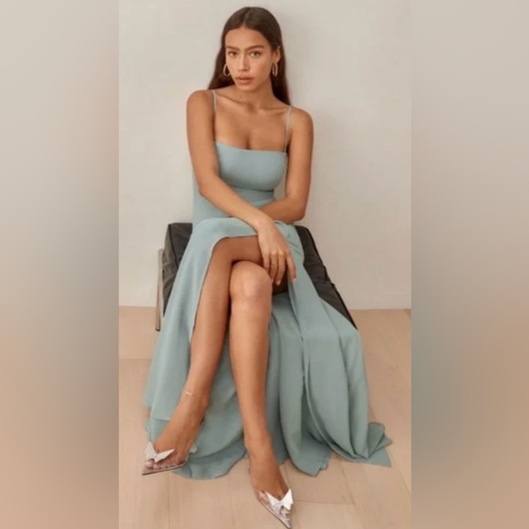 Reformation Dresses & Skirts - NWOT- Reformation Ingrid Dress‎ in Celadon size 12